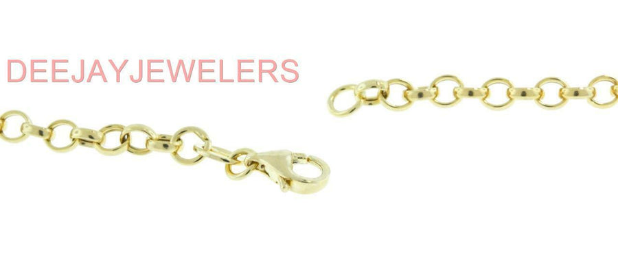 4ct Diamond Cluster Half Riviera Tennis Necklace 14k Yellow Gold