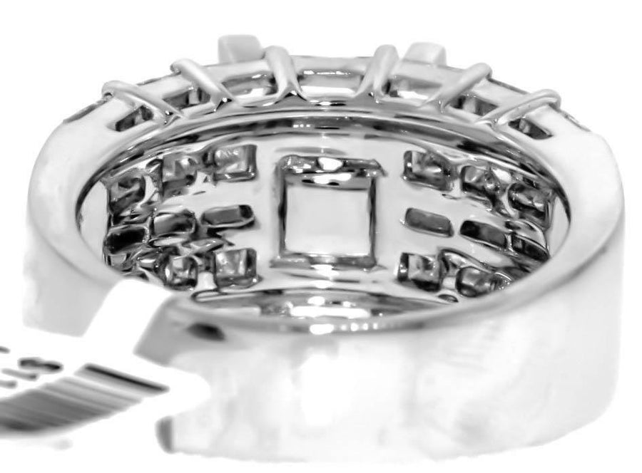 2.06ct Diamond Semi-Mount Ring Setting 18k White Gold