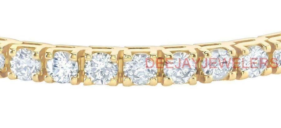 Sophie Bracelet | 10ct Diamond Tennis Line Bracelet 14k Yellow Gold